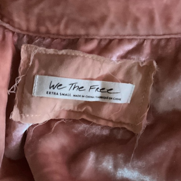 NWOT - Free People - Marianne Velvet‎ Shirt - Picture 6 of 6